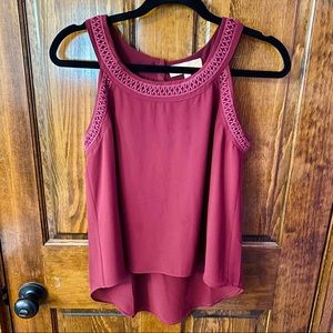 HP🎉 maroon scoop neck tank top blouse